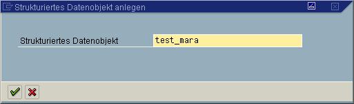Struktur einfügen - Strukturname angeben