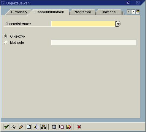 Objektauswahl Klassenbibliothek